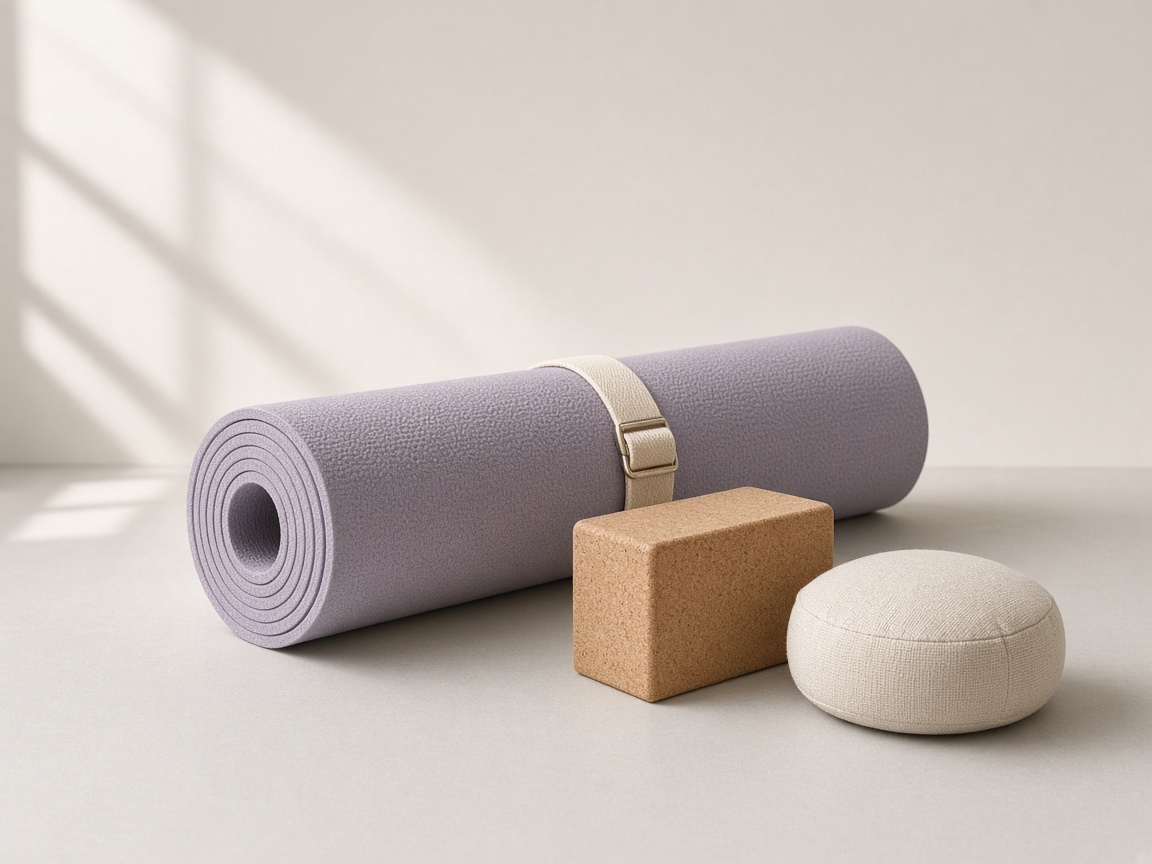 Yogamatte und Zubehör